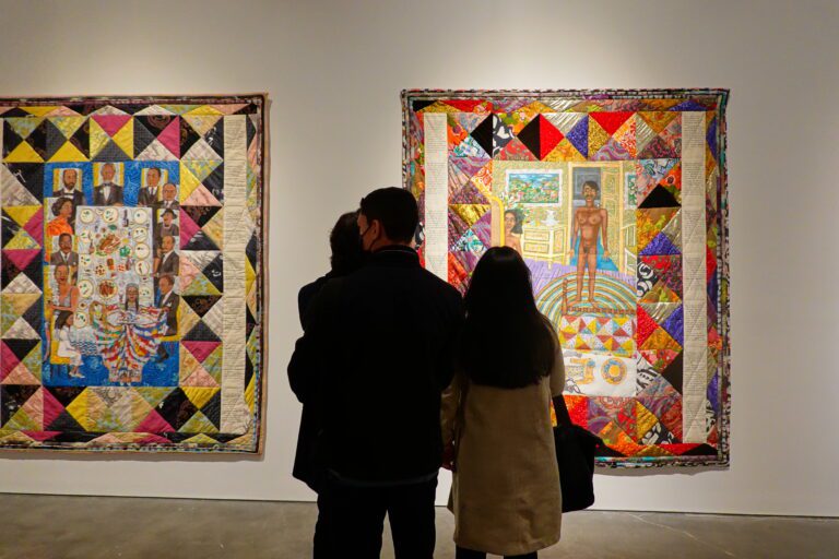 visitors viewing art at moma gallery space in new york