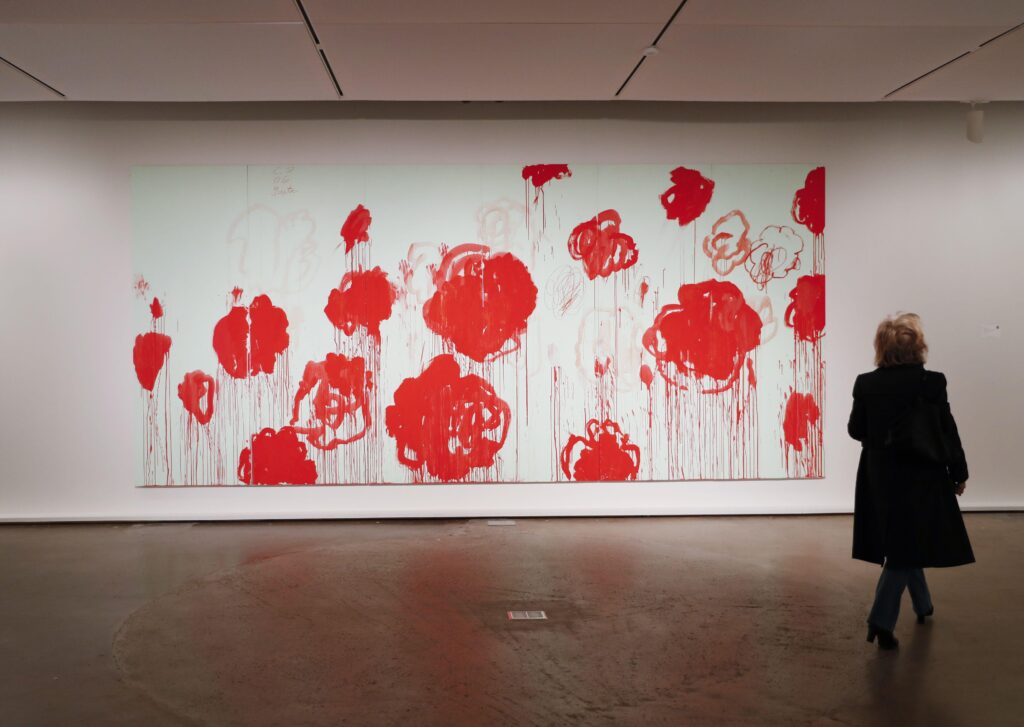 Untitled by Cy Twombly is on display as part of the The Macklowe Collection at a press preview for New York Marquee Evening Sales at Sotheby's in New York City on Friday, November 5, 2021. Photo by John Angelillo/UPI Credit: UPI/Alamy Live News